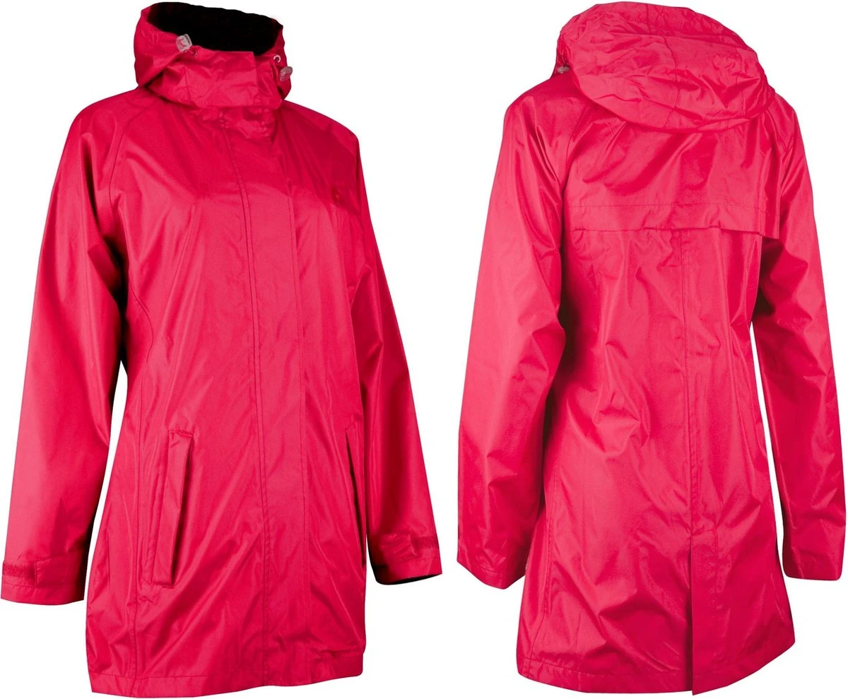 Ralka Regenjas Deluxe Lang Model - Dames - Fuchsia/Roze - 42 3 Ralka Regenjas Deluxe Lang Model - Dames - Fuchsia/Roze - 42