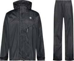 AGU Passat Regenpak Essential - Zwart - M - Dames & Heren - Waterdicht -Buitenkampeeruitrusting 1200x996 2