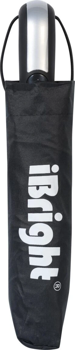 IBright Storm Paraplu - Paraplu - Extra Sterk - Opvouwbaar - Automatisch Uitklapbaar - Ø 105 - Inclusief Beschermhoes -Buitenkampeeruitrusting 258x1200