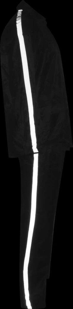 C-Line Regenpak Met Capuchon - Rood - Reflecterend - Nieuw Model - Kinder Maat 134/140 -Buitenkampeeruitrusting 284x1200