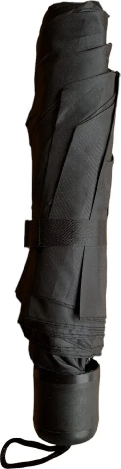 PD® - Mini Paraplu Opvouwbaar - Zwart - Mini Paraplu Handtas - Mini Paraplu Lichtgewicht - Miniparaplu -Buitenkampeeruitrusting 311x1200
