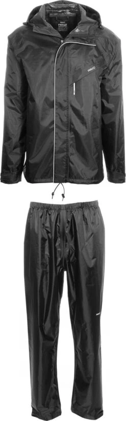 AGU Passat Regenpak Essential - Zwart - M - Dames & Heren - Waterdicht -Buitenkampeeruitrusting 361x1200 2