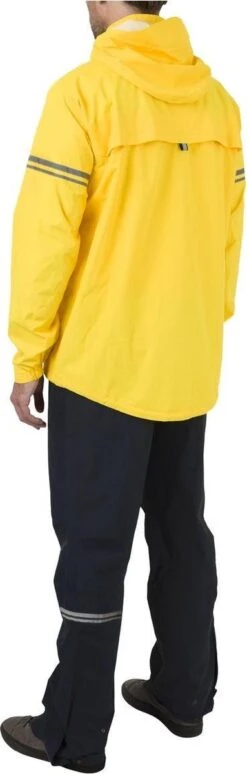 AGU Original Regenpak Essential - Geel/Zwart - L - Dames & Heren - Waterdicht & Ademend -Buitenkampeeruitrusting 383x1200