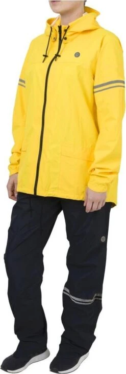 AGU Original Regenpak Essential - Geel/Zwart - L - Dames & Heren - Waterdicht & Ademend -Buitenkampeeruitrusting 406x1200 2