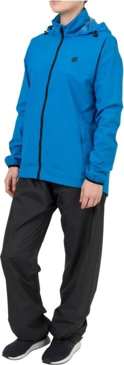 AGU GO Regenpak Essential Dames & Heren - Blauw - L - Waterdicht & Ademend -Buitenkampeeruitrusting 408x1200 3