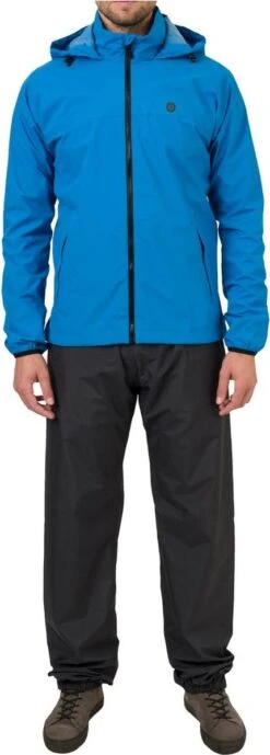 AGU GO Regenpak Essential Dames & Heren - Blauw - L - Waterdicht & Ademend -Buitenkampeeruitrusting 430x1200 2