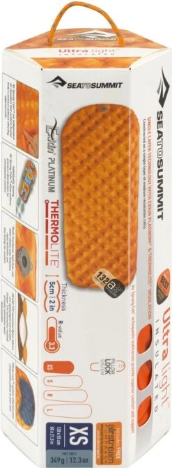 Sea To Summit UltraLight Insulated Regular Opblaasbare Slaapmat - 5cm - 480g - Oranje 40 Sea To Summit UltraLight Insulated Regular Opblaasbare Slaapmat - 5cm - 480g - Oranje -Buitenkampeeruitrusting 442x1200 12