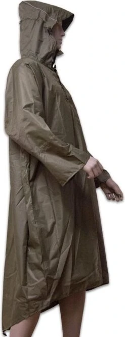 LOWLAND OUTDOOR® Wandelponcho - 100% Waterdicht (10.000mm) - Ademend (8.000g/M²) PFAS Vrij! -Buitenkampeeruitrusting 448x1200 2