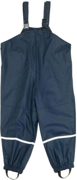 Playshoes Regenbroek Met Bretels Kinderen - Donkerblauw - Maat 86 -Buitenkampeeruitrusting 517x1200
