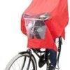 Poncho Regenponcho - Fietsponcho Fiets - Koplampproof Transparant - One Size Unisex Rood -Buitenkampeeruitrusting 589x1200 2