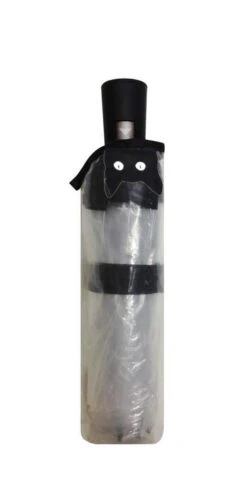 Smati Chat Paraplu - Opvouwbaar - Transparant - Opent Automatisch - Zwart - Kat - Ø100cm 5 Smati Chat Paraplu - Opvouwbaar - Transparant - Opent Automatisch - Zwart - Kat - Ø100cm -Buitenkampeeruitrusting 600x1200 1