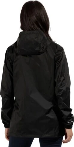 Regatta Pack-It II Regenjas - Maat 44 - Vrouwen - Zwart -Buitenkampeeruitrusting 607x1200