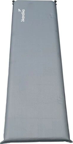 Skandika Easy Single Zelfopblaasbaar Slaapmat – Slaapmat – Slaapmat Zelfopblazend – Logeerbed – Polyester, PVC - Premium Zelfopblazend Luchtbed, Antislip-materiaal, Ideaal Voor Camping – Outdoor, Camping – Kamperen – 196 X 60 X 10 Cm – 3.2kg - Grijs -Buitenkampeeruitrusting 613x1200 2
