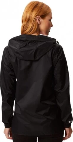 Regatta Pack-It II Regenjas - Maat 44 - Vrouwen - Zwart -Buitenkampeeruitrusting 615x1200 1