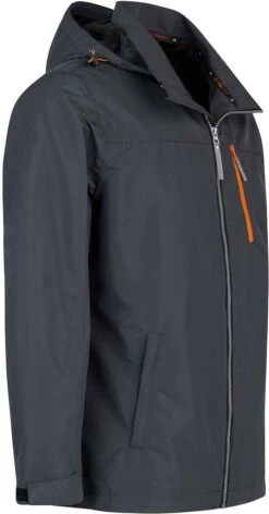 BJØRNSON Remco Regenjas / Zomerjas Zomer Heren - Waterdicht - Maat 3XL - Antra -Buitenkampeeruitrusting 628x1200