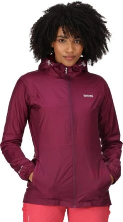 Regatta Pack-it Iii Regenjack Dames Middenpaars Maat L -Buitenkampeeruitrusting 668x1200 2