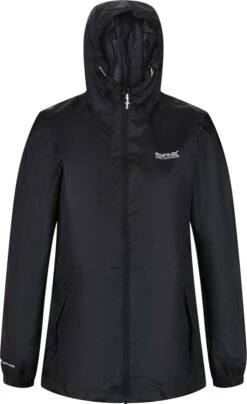 Regatta Pack-It II Regenjas - Maat 44 - Vrouwen - Zwart -Buitenkampeeruitrusting 734x1200 1