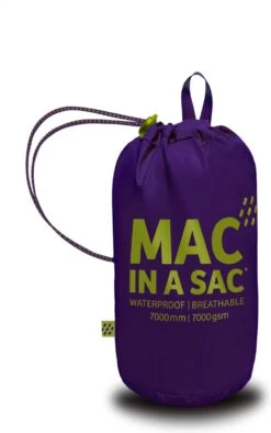 Mac In A Sac Regenjas - Volwassenen - Grape -Buitenkampeeruitrusting 753x1200 3