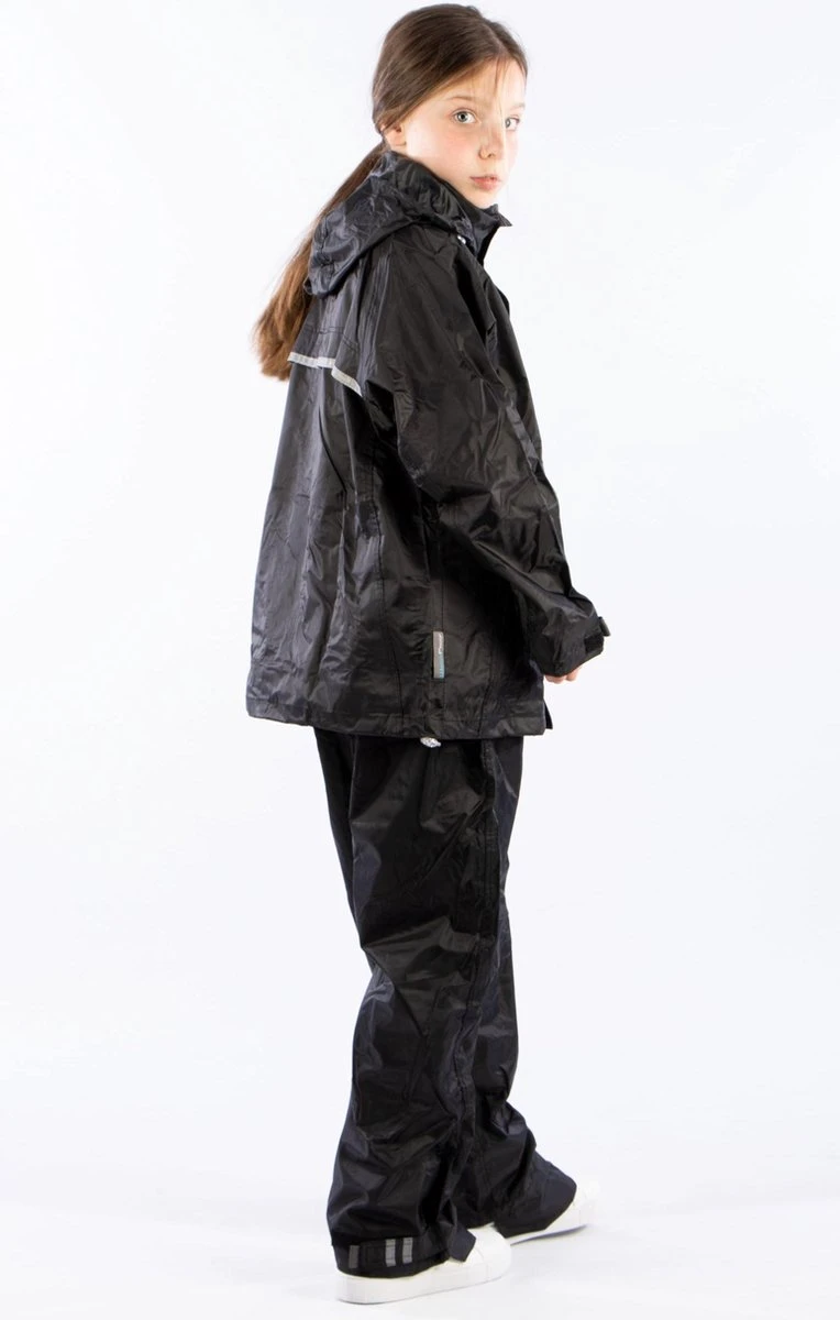 Ralka Regenpak - Junior - Zwart - 164 6 Ralka Regenpak - Junior - Zwart - 164 - Afbeelding 4