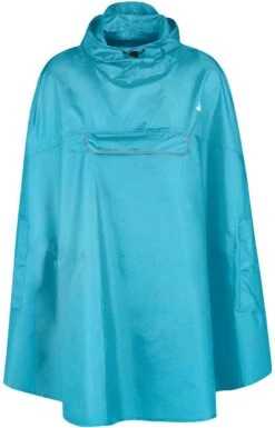 BJØRNSON Haps Regenponcho Fiets Dames & Heren - Fietsponcho - Aqua Blauw
