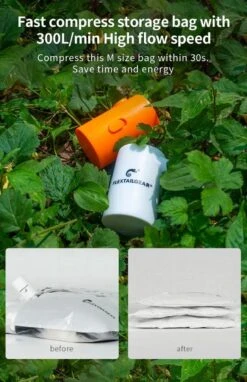 Flextail Gear Luchtbed Pomp Max Pump 2020 - Elektrische Luchtpomp Pomp Luchtbed 3600 MAh - Luchtbedpomp Oplaadbaar - Oranje -Buitenkampeeruitrusting 775x1200 6