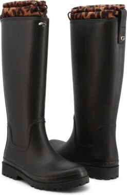 Guess Reisa Regenlaarzen - Rubber Laarzen - Dames - Zwart - Maat 39 -Buitenkampeeruitrusting 779x1200 4