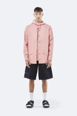 Rains Jacket 1201 Regenjas Vrouwen - Roze - Maat XXS/ XS -Buitenkampeeruitrusting 799x1200 18