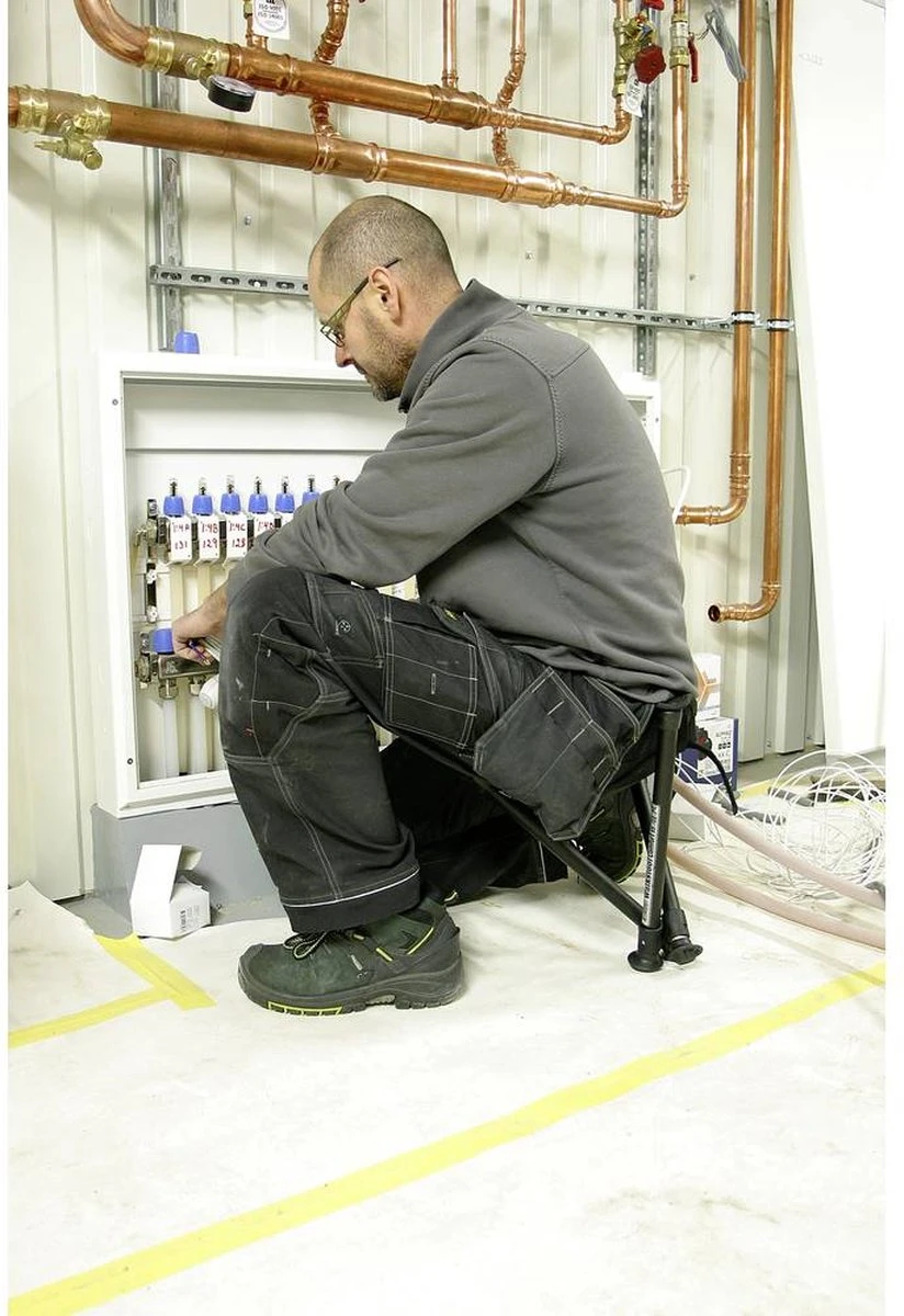 Walkstool - 3-Poots Krukje - Comfort 55 Cm - Verstelbaar - Zwart 12 Walkstool - 3-Poots Krukje - Comfort 55 Cm - Verstelbaar - Zwart - Afbeelding 10