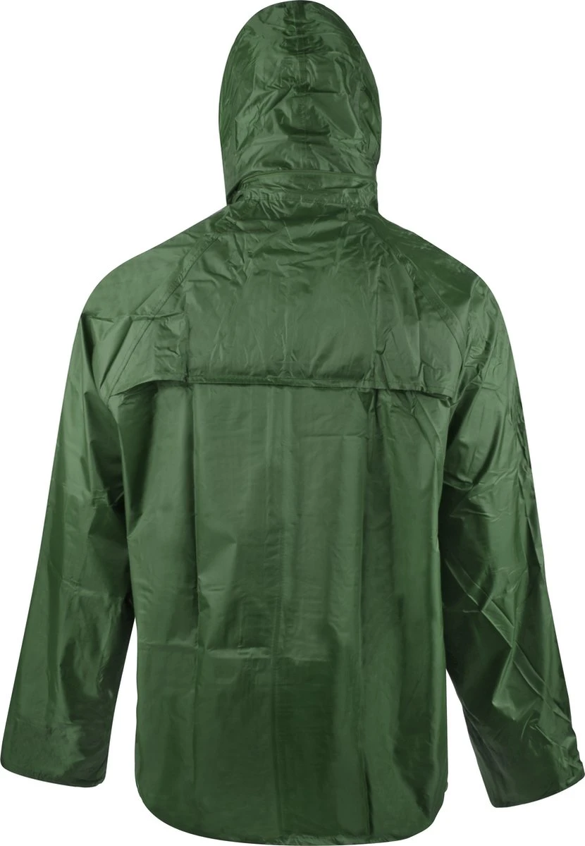 C-Line Regenpak Met Capuchon - Groen - Reflecterend - Nieuw Model - Volwassen Maat XXXXL 14 C-Line Regenpak Met Capuchon - Groen - Reflecterend - Nieuw Model - Volwassen Maat XXXXL - Afbeelding 12