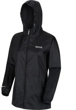 Regatta Pack-It II Regenjas - Maat 44 - Vrouwen - Zwart -Buitenkampeeruitrusting 832x1200 1