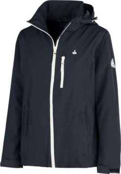 BJØRNSON Iduna Regenjas - Zomerjas - Dames - Waterdicht - Maat 52 - Donkerblauw -Buitenkampeeruitrusting 837x1200 1