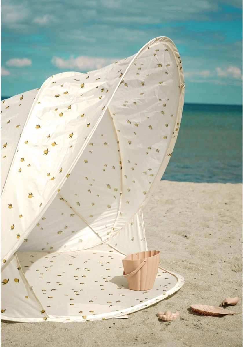 Konges Sløjd - Beach Tent Pop Up Shelter - Strandtent - Tent - Anti UV - Lemon 6 Konges Sløjd - Beach Tent Pop Up Shelter - Strandtent - Tent - Anti UV - Lemon - Afbeelding 4