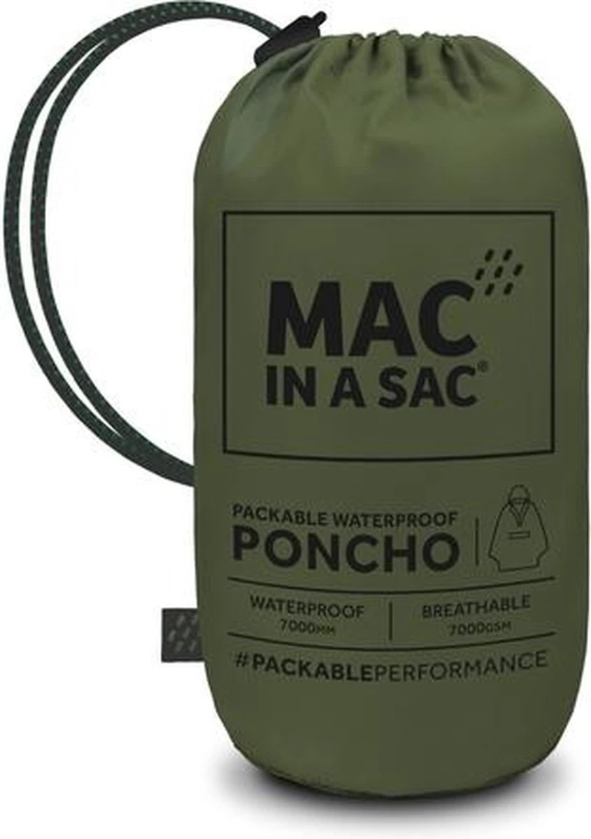 Mac In A Sac - Regenponcho - Khaki 8 Mac In A Sac - Regenponcho - Khaki - Afbeelding 6