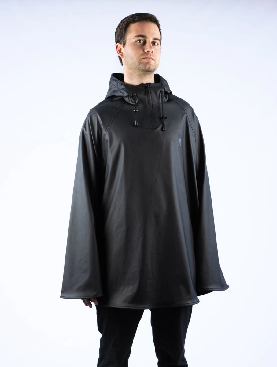 Ralka Regenponcho Senior - Sizzle - Zwart - L/XL 5 Ralka Regenponcho Senior - Sizzle - Zwart - L/XL - Afbeelding 3