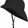 Happy Rainy Days Fisherman's Hat Bowie Black Regenhoed Dames -Buitenkampeeruitrusting 933x1200 3