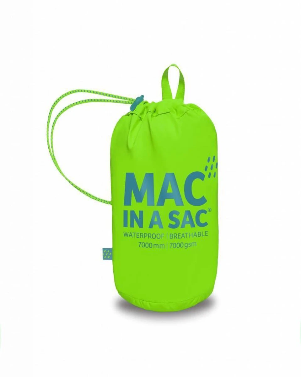 Mac In A Sac Origin 2 Regenjas Unisex - Neon Groen - Maat L 6 Mac In A Sac Origin 2 Regenjas Unisex - Neon Groen - Maat L - Afbeelding 4