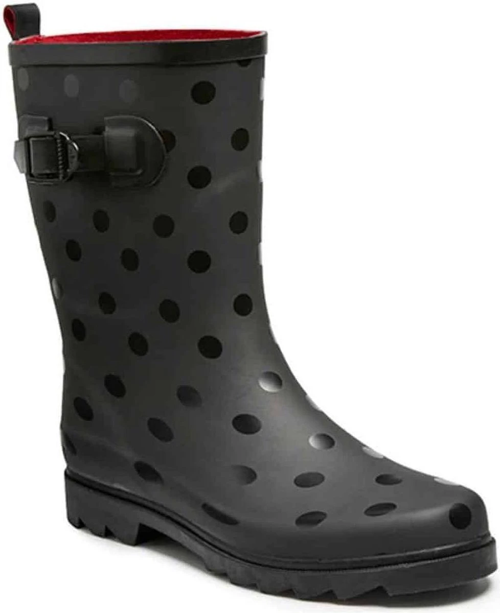 Merkloos Rubberen Dames Laars Anna - Zwart - Maat 38 3 Merkloos Rubberen Dames Laars Anna - Zwart - Maat 38