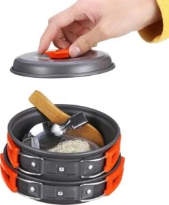 Camping Outdoor Kookset 13-delig Camping Servies En Pannen Pannenset Keukengerei - BPA-vrij & Geen Giftige Stoffen - Opvouwbaar & Licht - Ideaal Voor Reizen, Festival, Wandelen 15 Camping Outdoor Kookset 13-delig Camping Servies En Pannen Pannenset Keukengerei - BPA-vrij & Geen Giftige Stoffen - Opvouwbaar & Licht - Ideaal Voor Reizen, Festival, Wandelen -Buitenkampeeruitrusting 989x1200 4